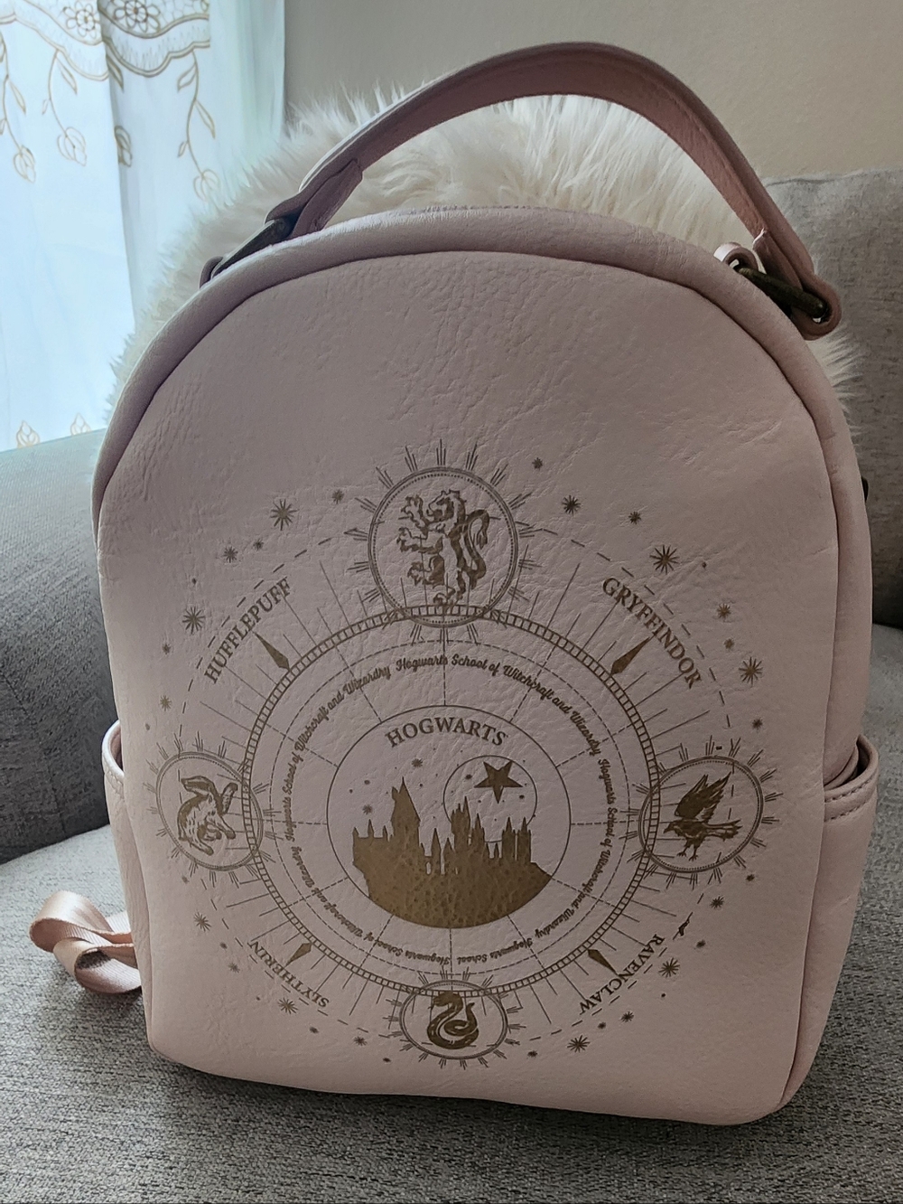 Hogwarts Pink Mini Backpack - Women's Bag